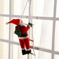 Christmas Decoration Climbing Santa with Rope Ladder and Fabric Suit for Indoor Holiday Decor - Image 2