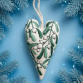 Christmas Embroidery Kit for Beginners with Heart-Shaped Ornament Fabric - Image 7