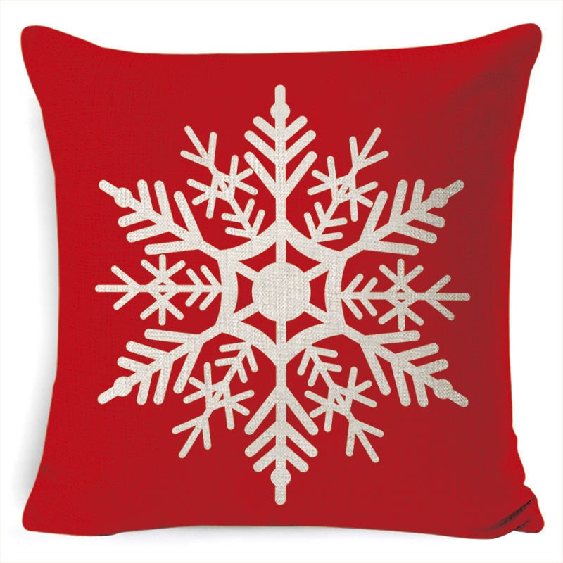 Christmas Pillow Covers with Linen Texture and Holiday Graphics Decorative Throw Accent 18x18 - Image 34