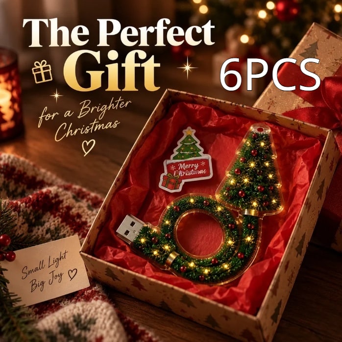 Christmas Projector Light with Flexible LED Tree Design and Colorful Holiday Patterns - Image 10