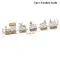 Christmas Train Decoration with Miniature Wooden Figures and Festive Holiday Details - Image 3