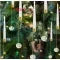 Christmas Tree Candles with LED Flickering Flame and Hanging Crystal Ornaments - Image 20