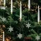 Christmas Tree Candles with LED Flickering Flame and Hanging Crystal Ornaments - Image 24