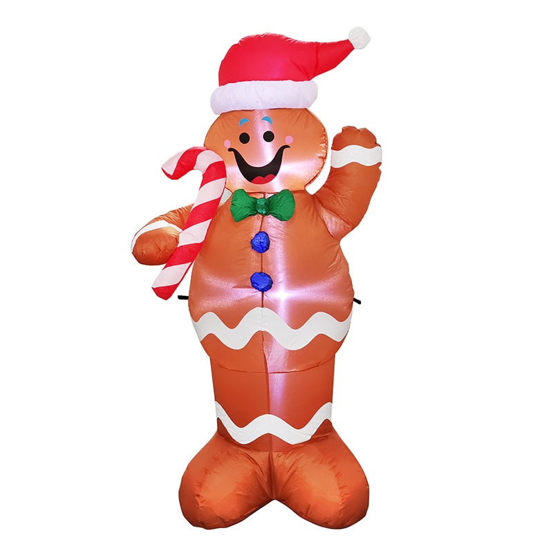Christmas Yard Decorations Inflatable LED Lights Outdoor Lawn Display with Glowing Figures - Image 13