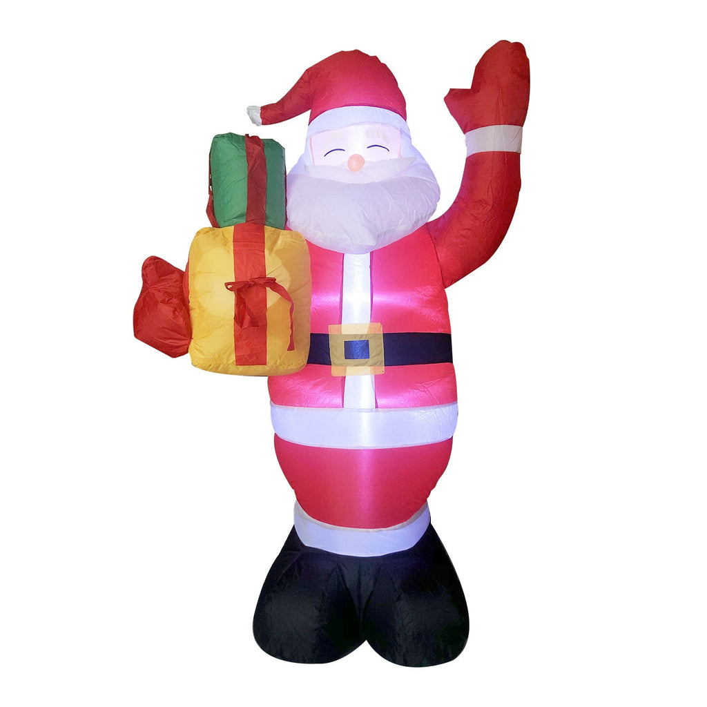 Christmas Yard Decorations Inflatable LED Lights Outdoor Lawn Display with Glowing Figures - Image 19