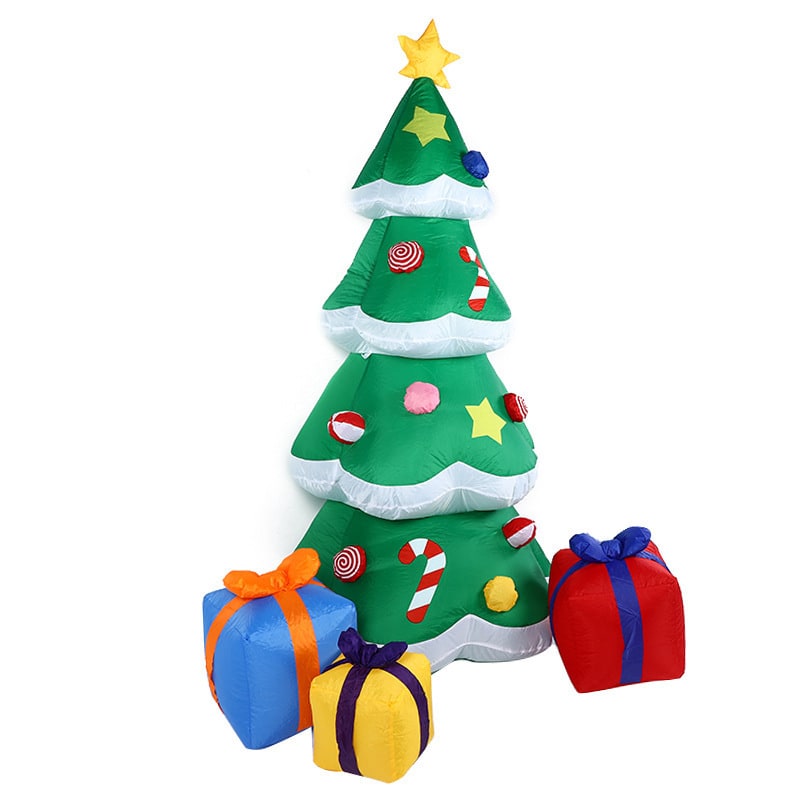 Christmas Yard Decorations Inflatable LED Lights Outdoor Lawn Display with Glowing Figures - Image 20