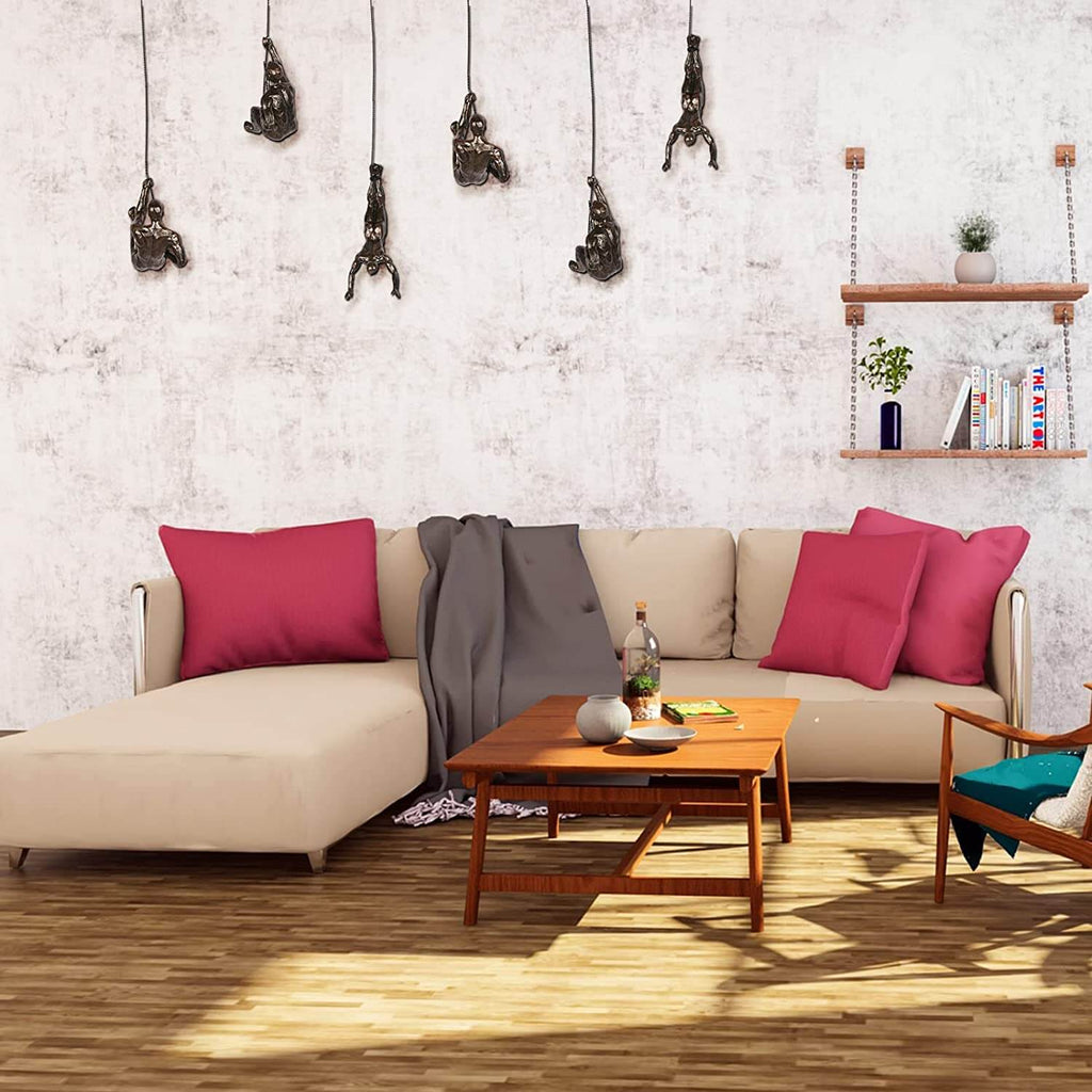 Artystyczna sztuka ścienna z motywem wspinacza do wystroju domu