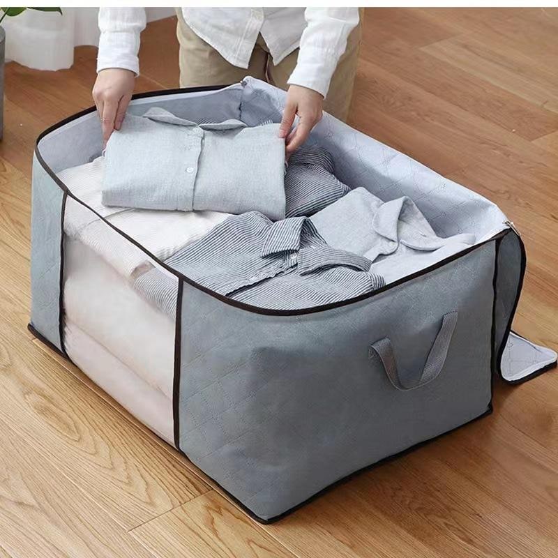 Clothes Storage Bags with Clear Window Foldable Fabric Design and Reinforced Handles - Image 9