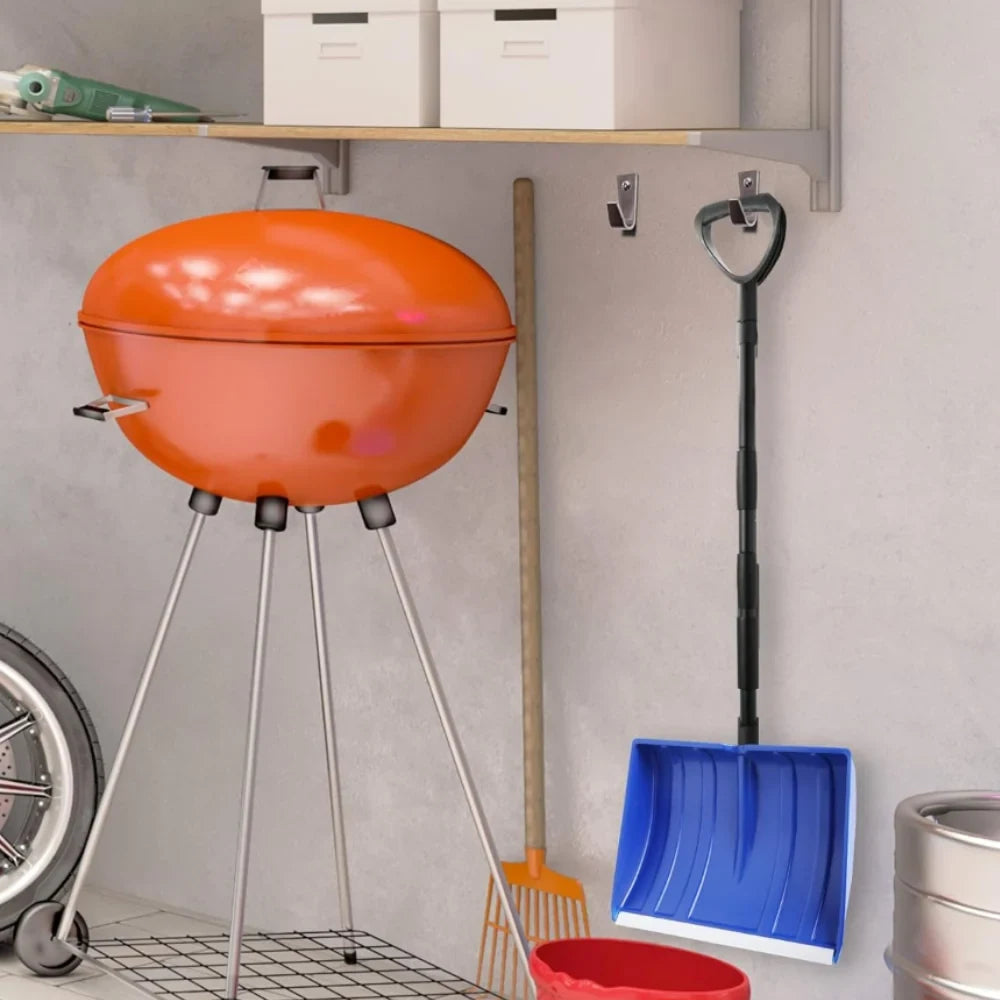 Collapsible Snow Shovel with Adjustable Handle and Plastic Scoop - Image 4