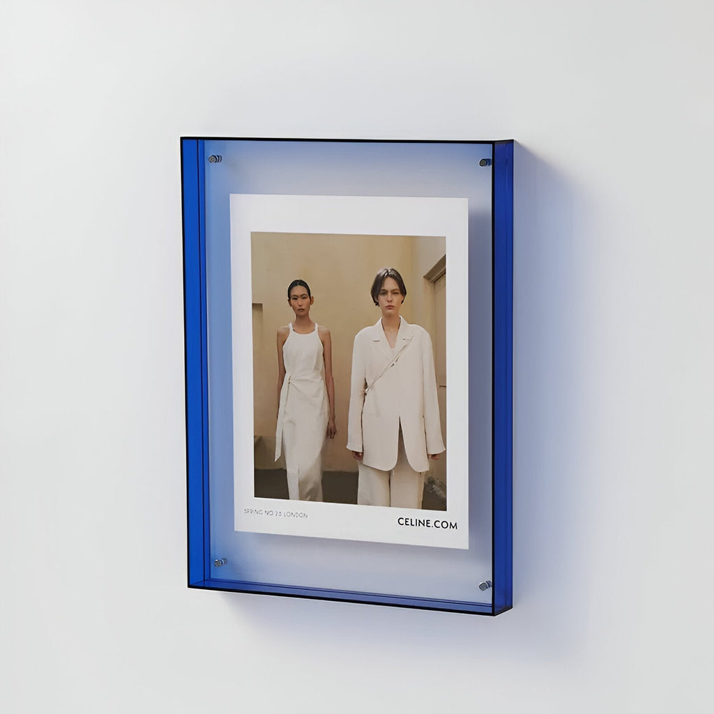 Moderne Acryl-Fotorahmen mit schwebendem Bildeffekt