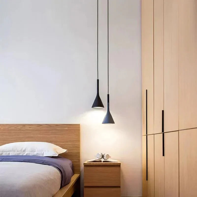 Regulowana lampa sufitowa wisząca Nordycka minimalistyczna lampa