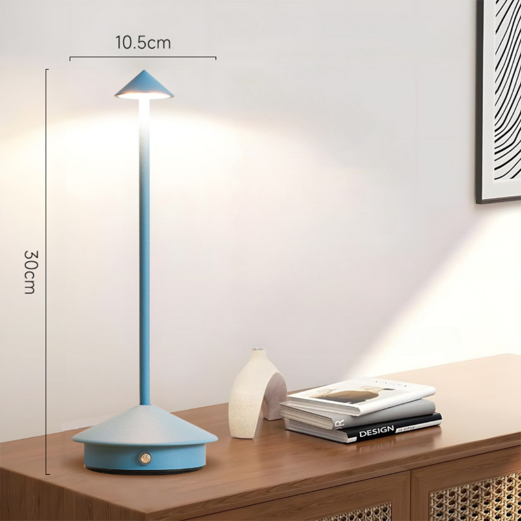 Cordless Rechargeable LED Table Lamp with Minimalist Design and USB Charging - Image 10