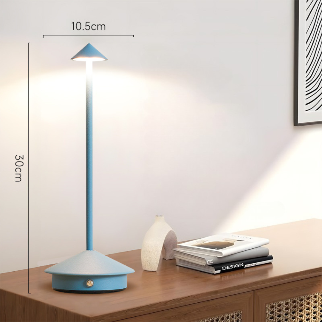 Cordless Rechargeable LED Table Lamp with Minimalist Design and USB Charging - Image 10