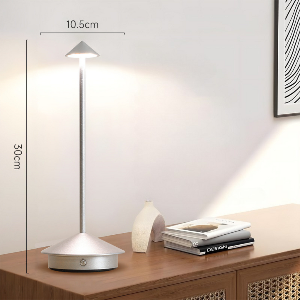Cordless Rechargeable LED Table Lamp with Minimalist Design and USB Charging - Image 11