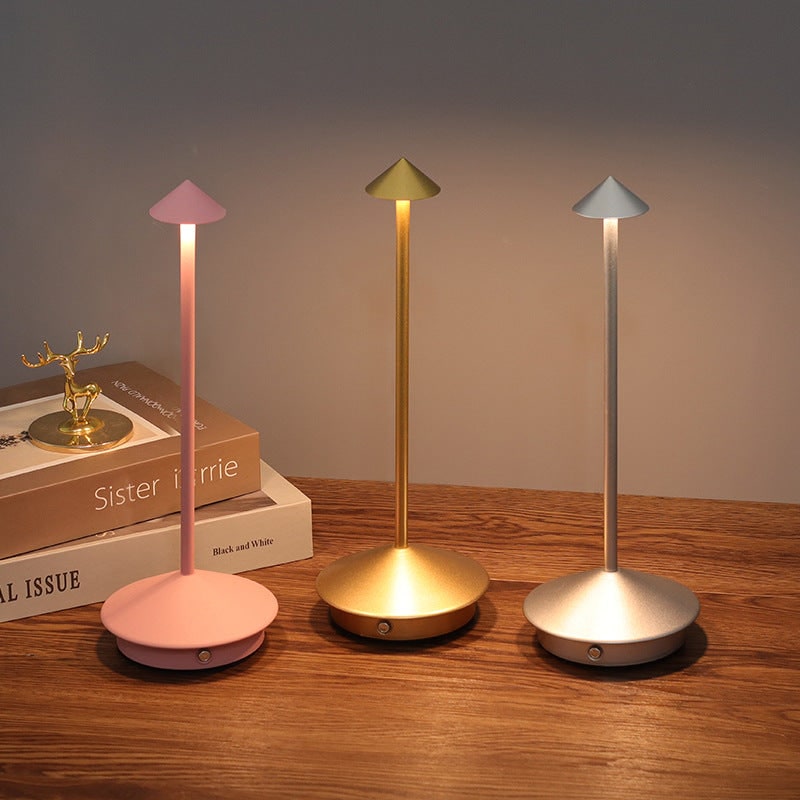 Cordless Rechargeable LED Table Lamp with Minimalist Design and USB Charging - Image 3