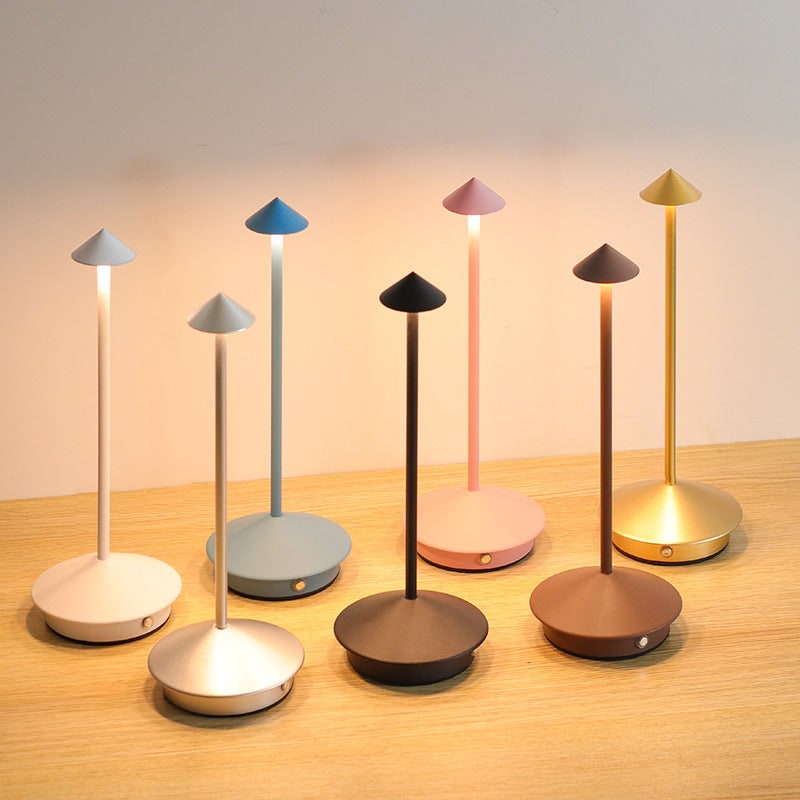 Cordless Rechargeable LED Table Lamp with Minimalist Design and USB Charging - Image 4