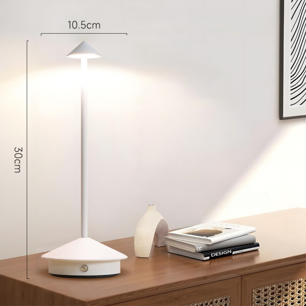 Cordless Rechargeable LED Table Lamp with Minimalist Design and USB Charging - Image 7
