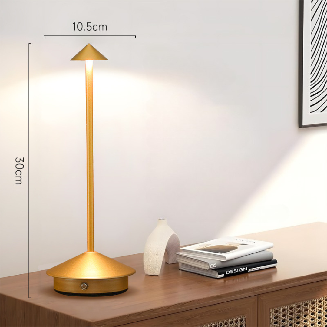Cordless Rechargeable LED Table Lamp with Minimalist Design and USB Charging - Image 8