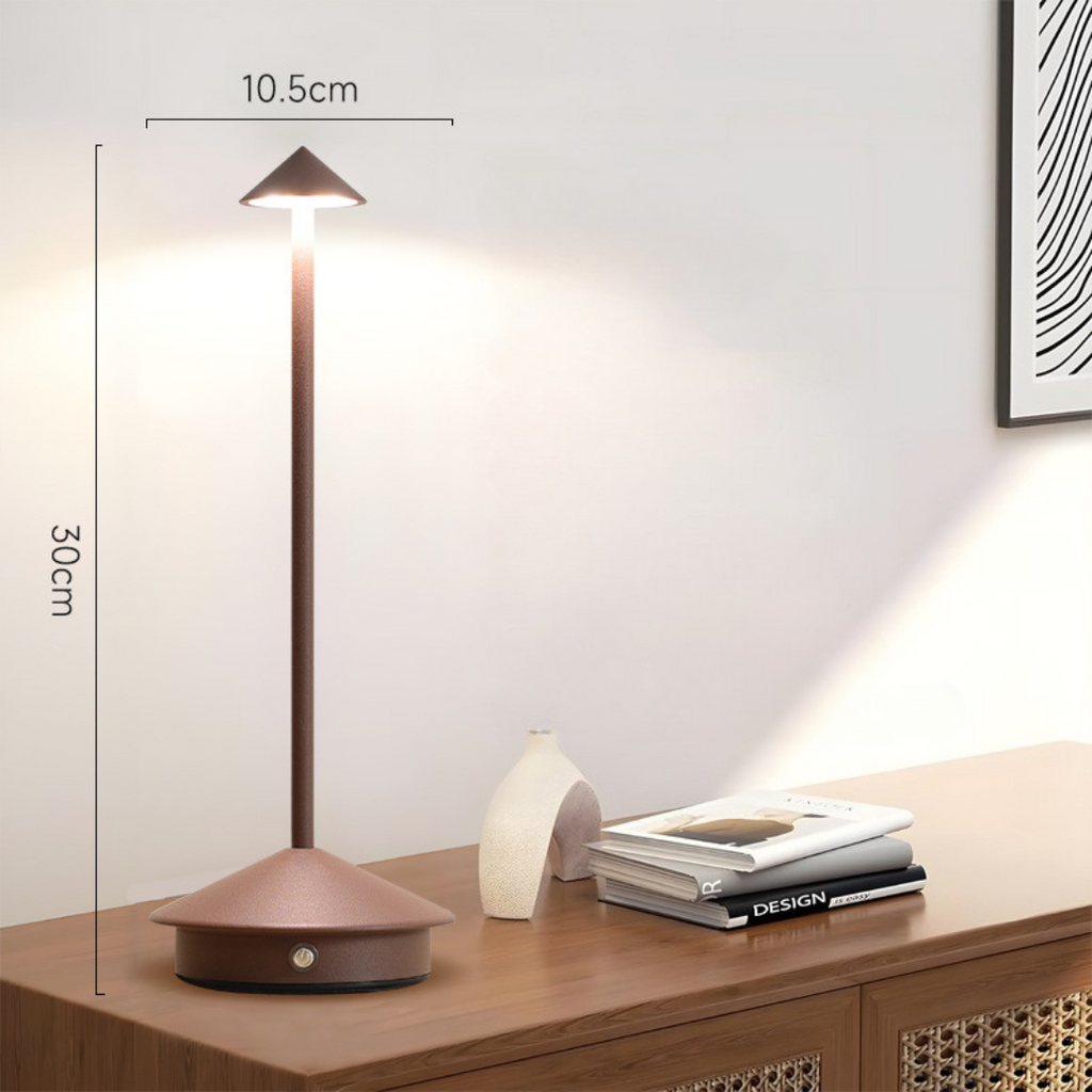 Cordless Rechargeable LED Table Lamp with Minimalist Design and USB Charging - Image 9
