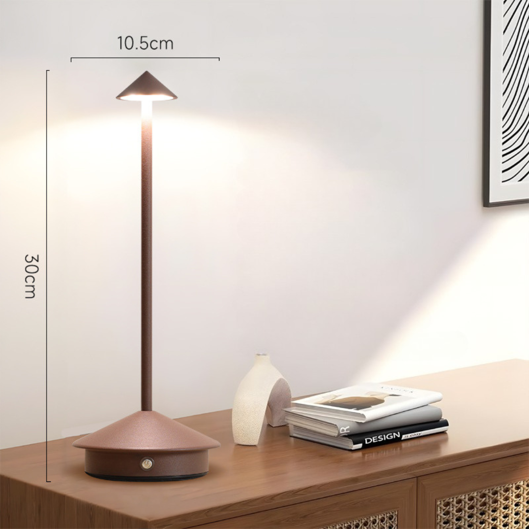 Cordless Rechargeable LED Table Lamp with Minimalist Design and USB Charging - Image 9