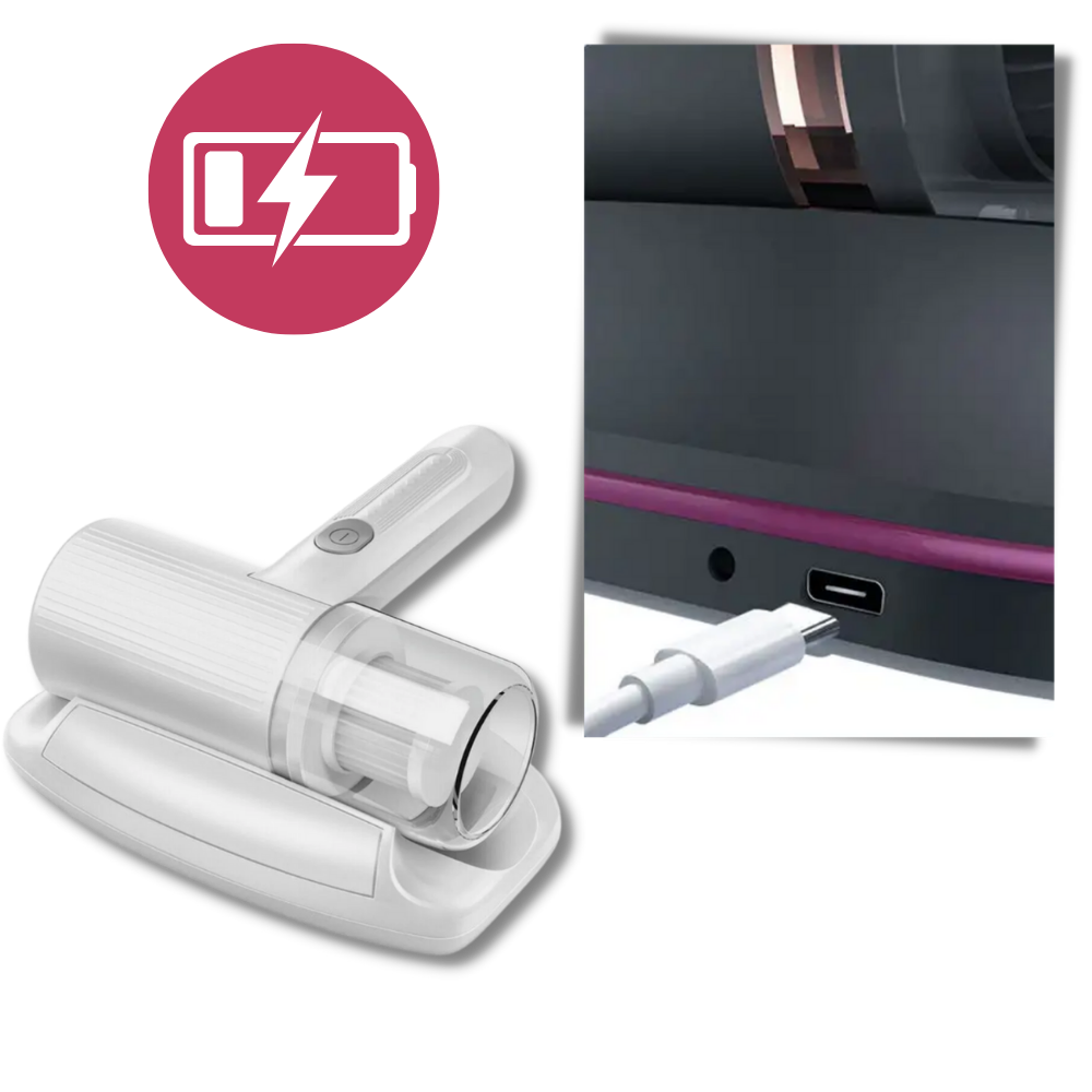 Kompaktowy zaawansowany bezprzewodowy odkurzacz na roztocza