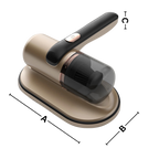 Kompaktowy zaawansowany bezprzewodowy odkurzacz na roztocza