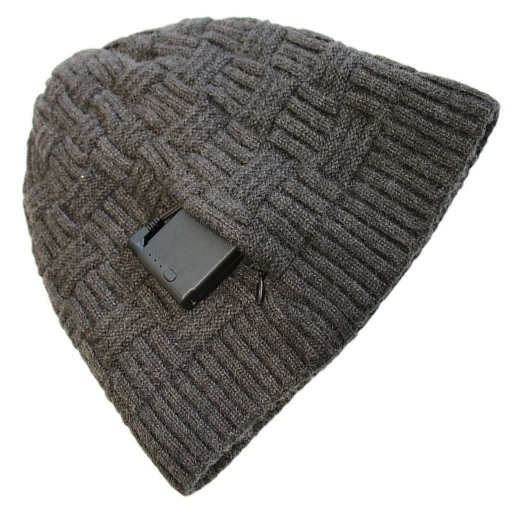 Czapka Zimowa z Daszkiem Damska Podgrzewana Beanie Akumulatorem 3400mah Uszatka Męska - Image 4