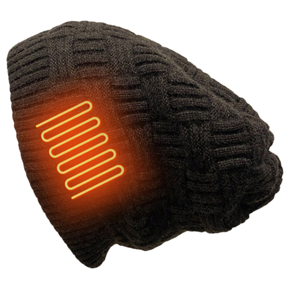 Czapka Zimowa z Daszkiem Damska Podgrzewana Beanie Akumulatorem 3400mah Uszatka Męska - Image 7