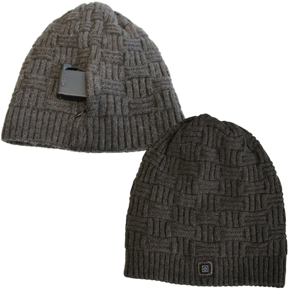 Czapka Zimowa z Daszkiem Damska Podgrzewana Beanie Akumulatorem 3400mah Uszatka Męska - Image 9