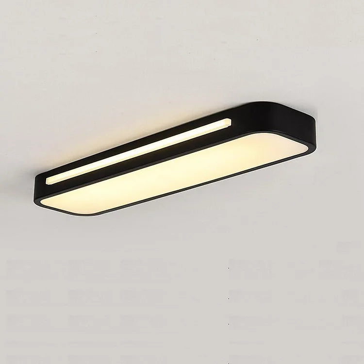 Nordycka minimalistyczna długa lampa sufitowa LED