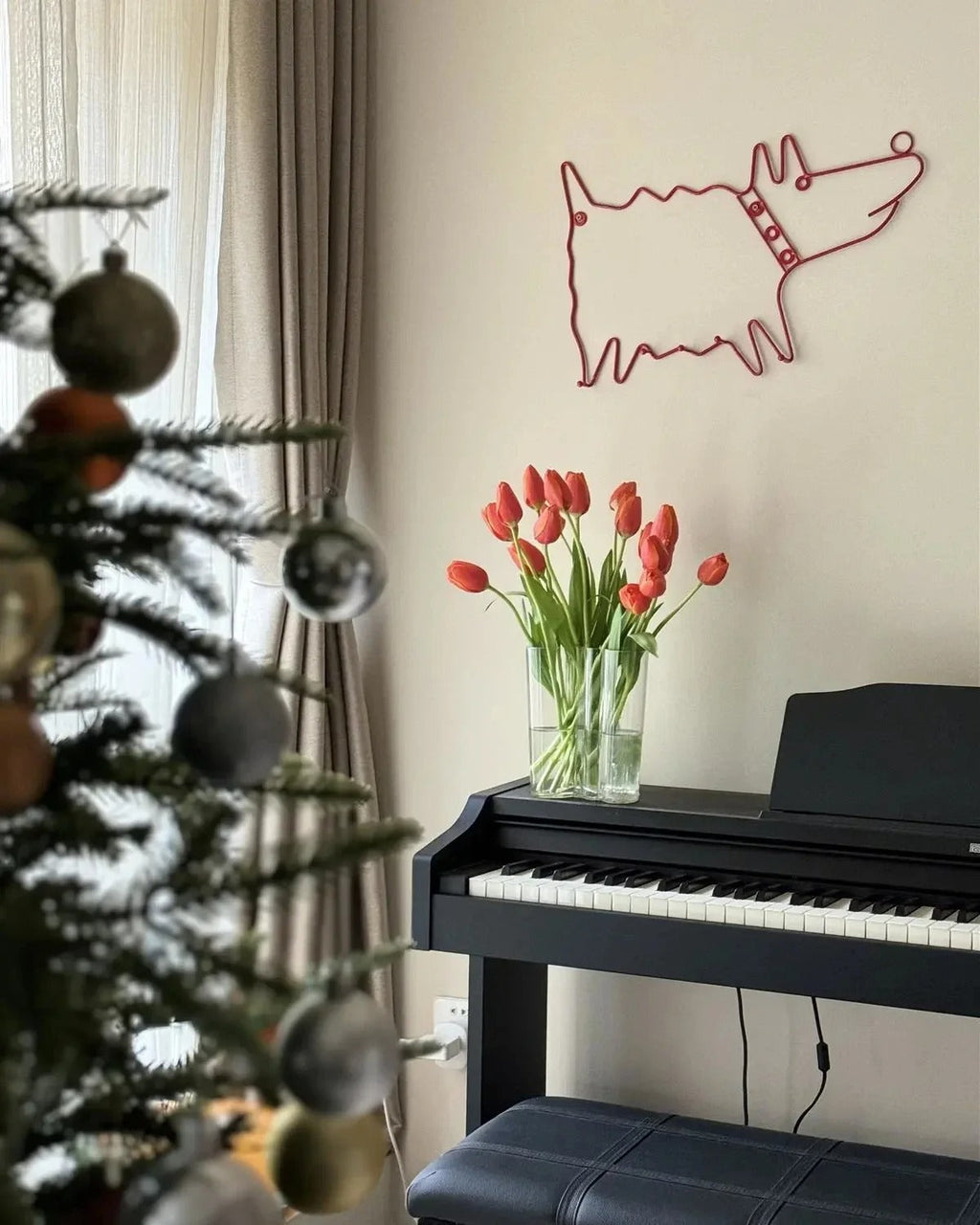 Ozdobny wytrzymały wieszak ścienny w stylu zwierzęcym