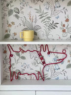 Ozdobny wytrzymały wieszak ścienny w stylu zwierzęcym