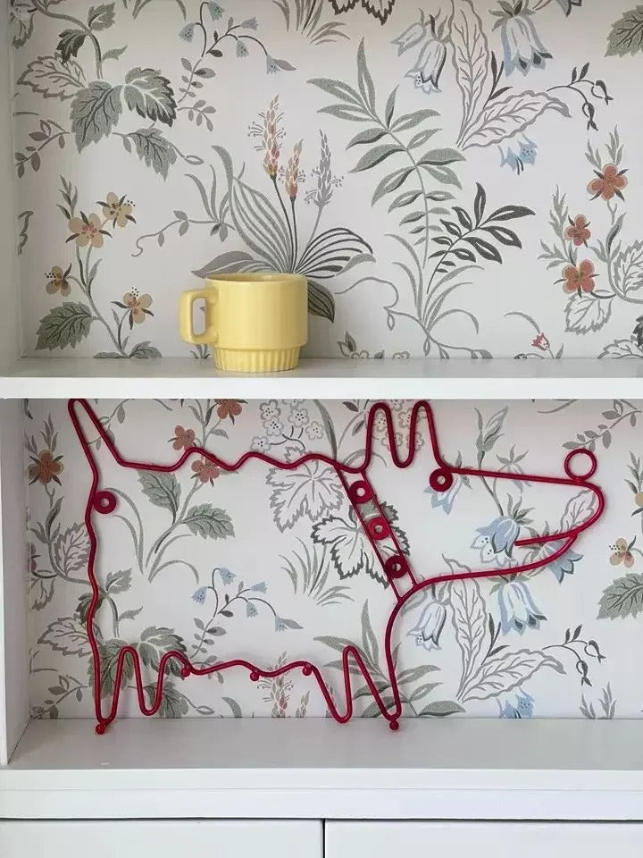 Ozdobny wytrzymały wieszak ścienny w stylu zwierzęcym