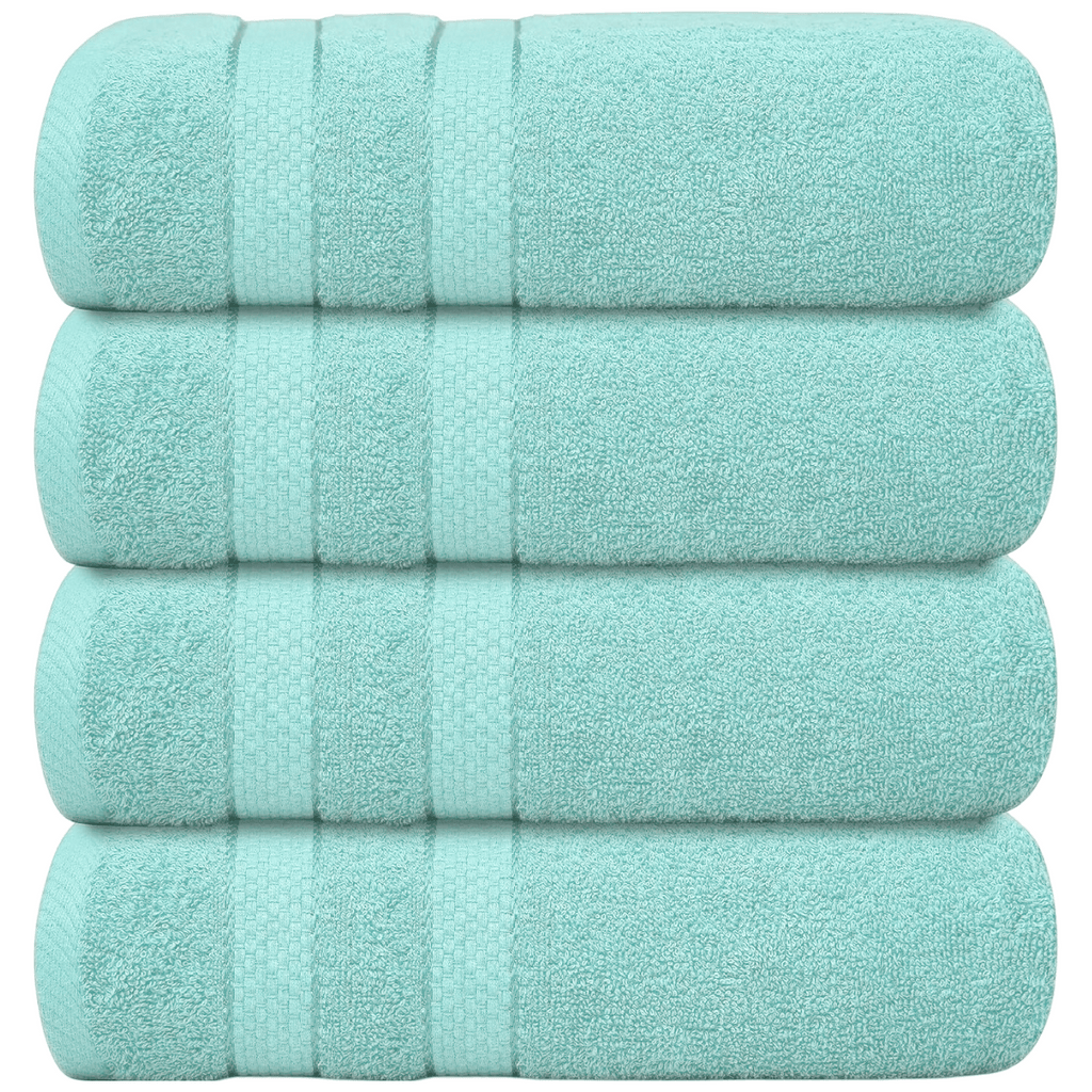 Set di 4 teli da bagno oversize 75 × 150 cm, assorbenti