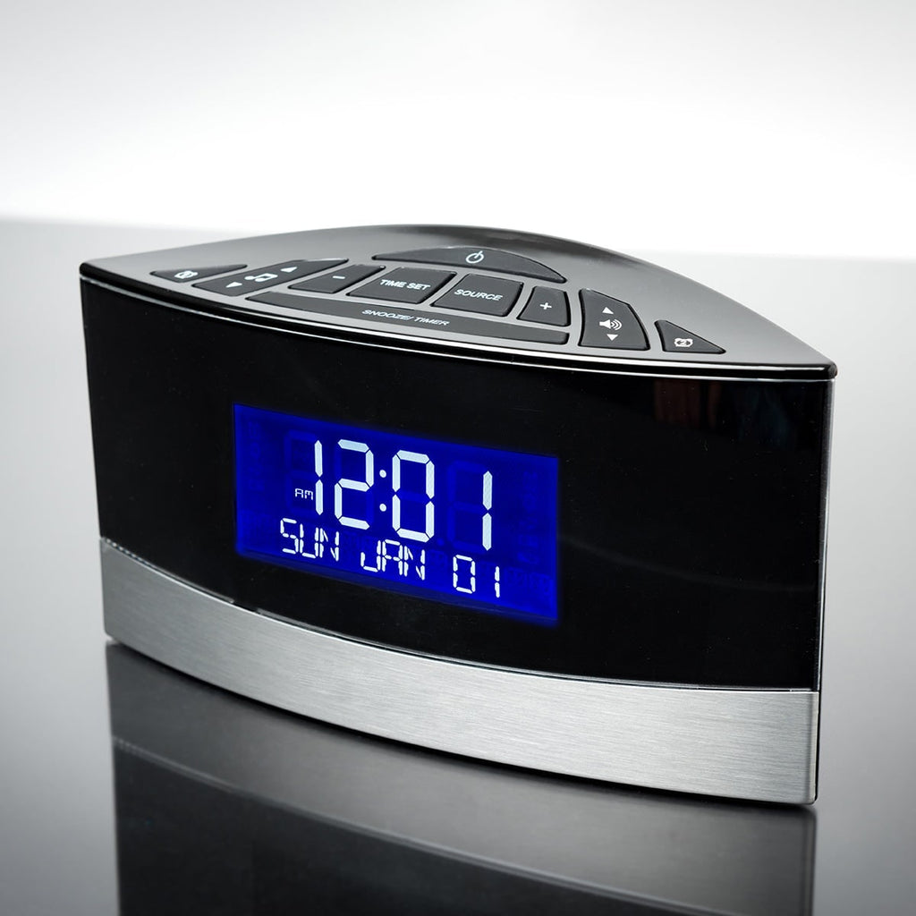 Digital Alarm Clock Radio with Am Fm Dual and Blue LED Display for Bedside - Image 5