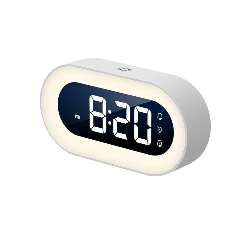 Digital Alarm Clock with Sunrise Simulation and Dimmable LED Night Light - Image 6