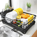 Dish Drying Rack with Expandable Over the Sink Design and Integrated Drip Tray - Image 1