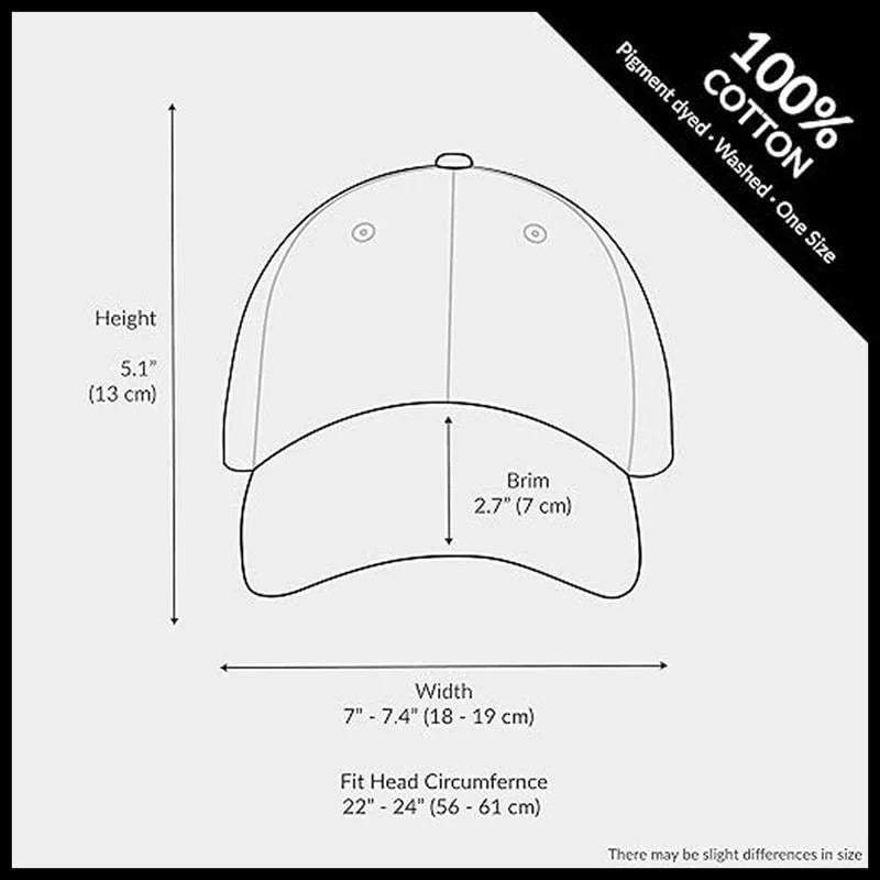 Distressed Washed Cotton Baseball Cap with Embroidered Graphic and Adjustable Strap - Image 2