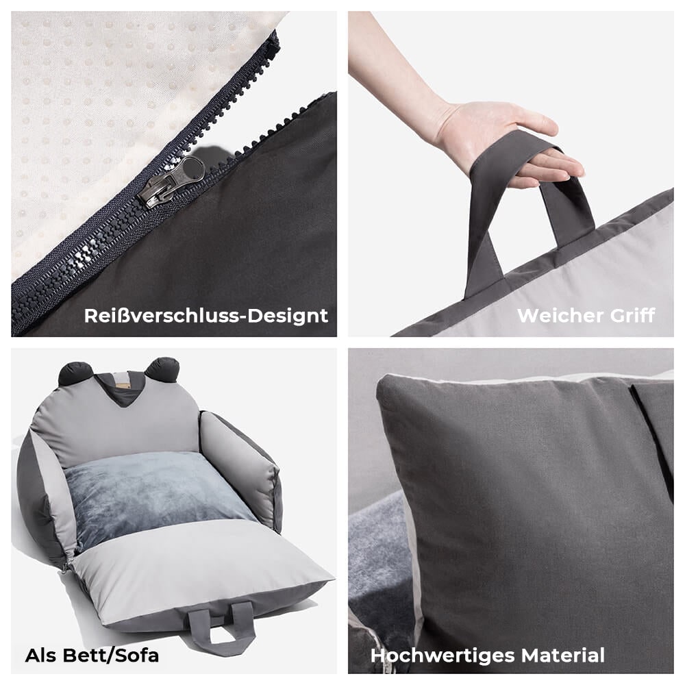 Dog Car Seat with Padded Walls Safety Tether and Removable Cushion for Travel - Image 3