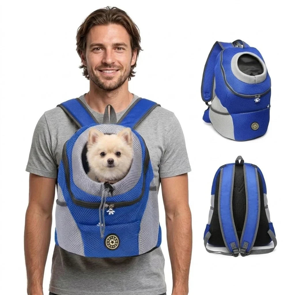 Dog Carrier Backpack with Padded Straps and Breathable Mesh Front-Facing Pet - Image 3
