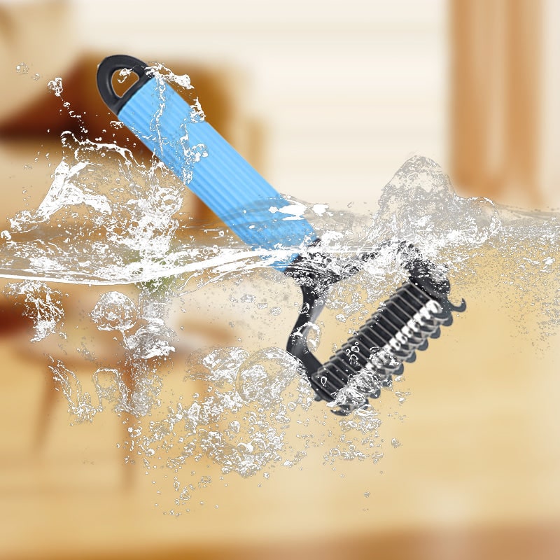 Dog Undercoat Brush with Double-Sided Rake and Dematting Teeth for Grooming - Image 8