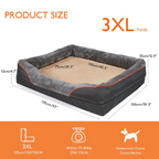 Niche lavable pour chien avec coussin et base antidérapante