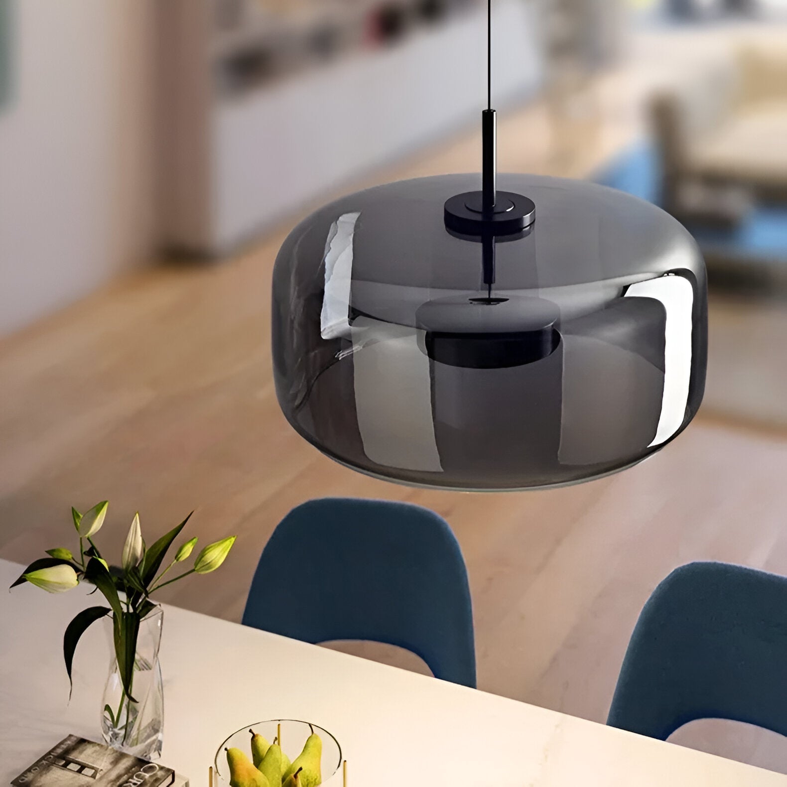 Lampada a sospensione LED elegante in stile retrò metà secolo