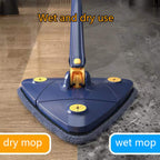 Mop Rotante con Testina Pulente a 360 Gradi per una Pulizia Facile