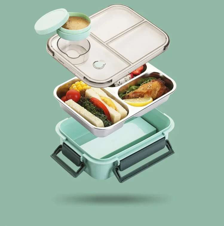 Isolierter thermischer Lunchbehälter, dicht und tragbar