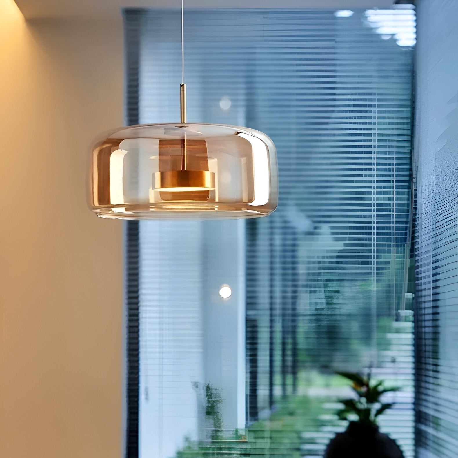 Lampada a sospensione LED elegante in stile retrò metà secolo