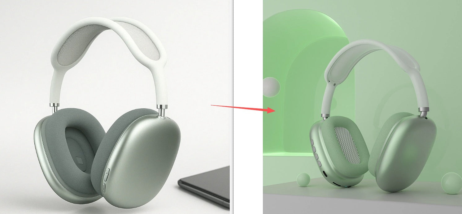 Over-Ear Bluetooth Wireless Headphones with Noise Reduction Sound