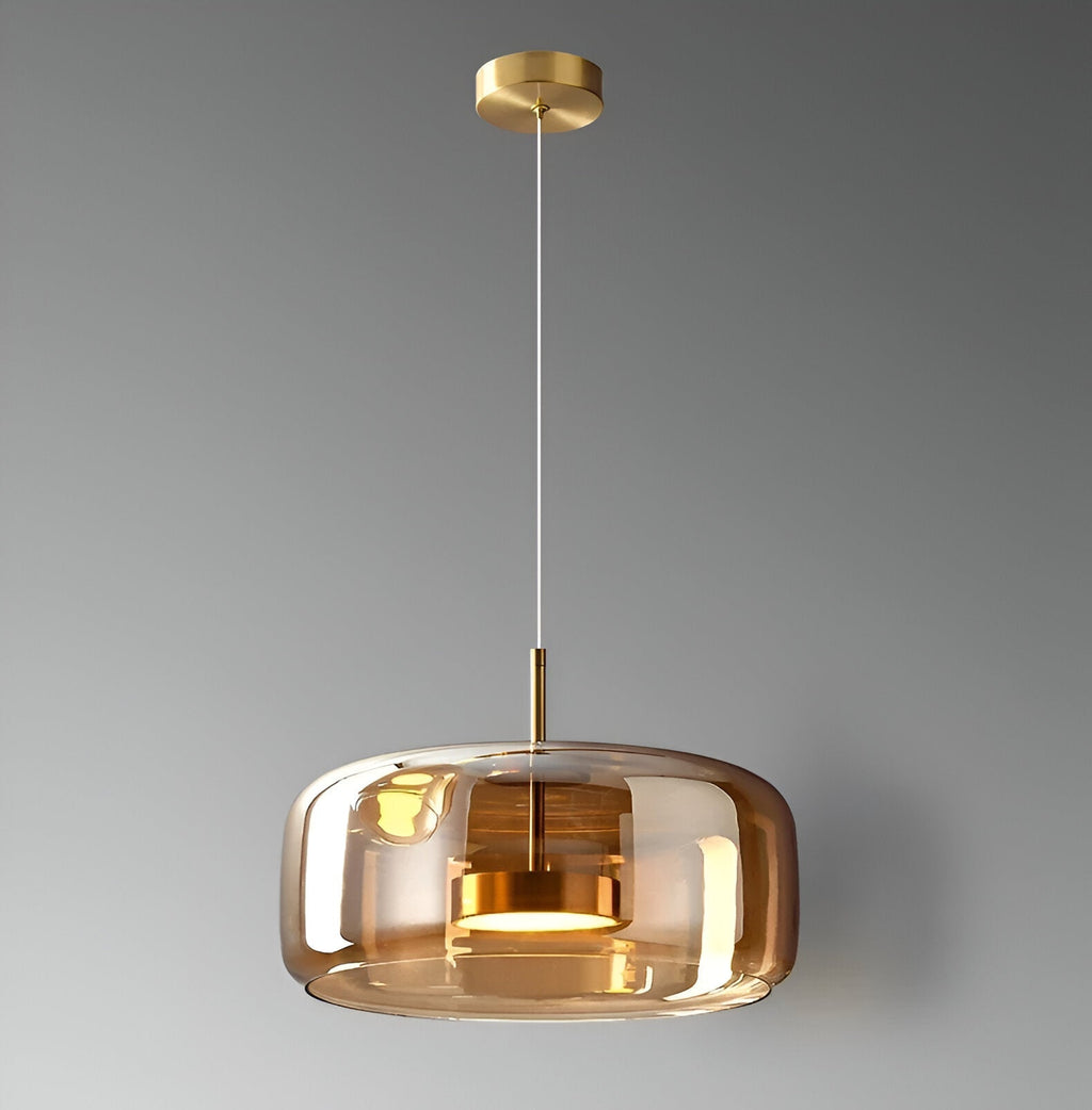 Lampada a sospensione LED elegante in stile retrò metà secolo