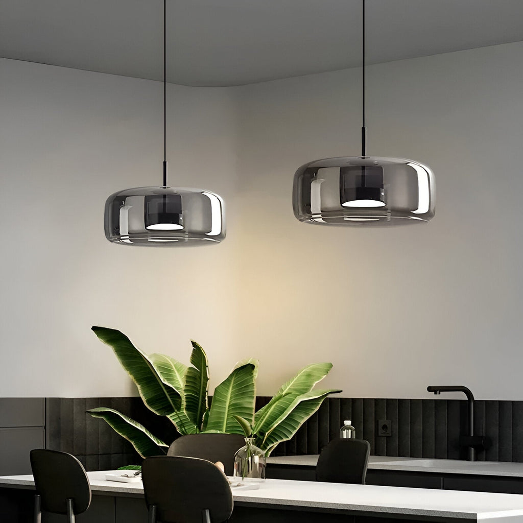 Lampada a sospensione LED elegante in stile retrò metà secolo