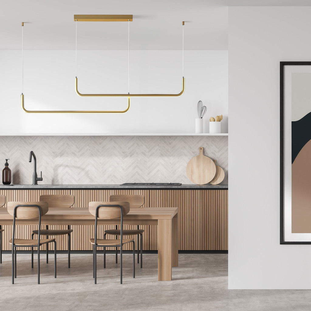 Nowoczesna wisząca lampa LED do wnętrz domowych